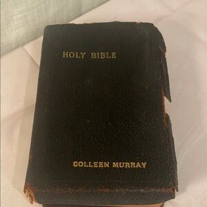 Vintage Holy Bible with Personalized Cover